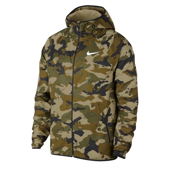Nike Other - Nike Dry NWT Men's Camo Training Jacket   Green / Black / Tan Size Medium